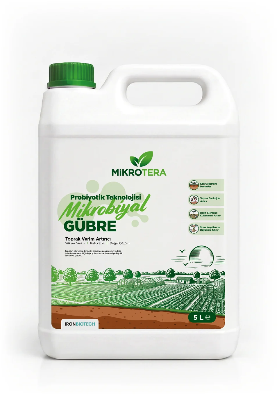 MikroTera Probiyotikli Mikrobiyal Gübre 5 L